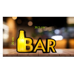 Kutu Harf Tabela Bar Tabelası iç mekan ışıklı tabela