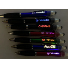 LED Işıklı Logolu Kalem - Dokunmatik Stylus Özellikli Touch Pen